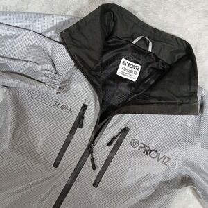 Proviz Reflect 360 Jacket Womens S Gray Reflective Running Outdoor Soft Shell